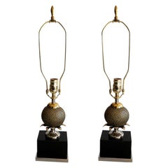 Vintage .Pair of  Table Lamps by Maison Charles