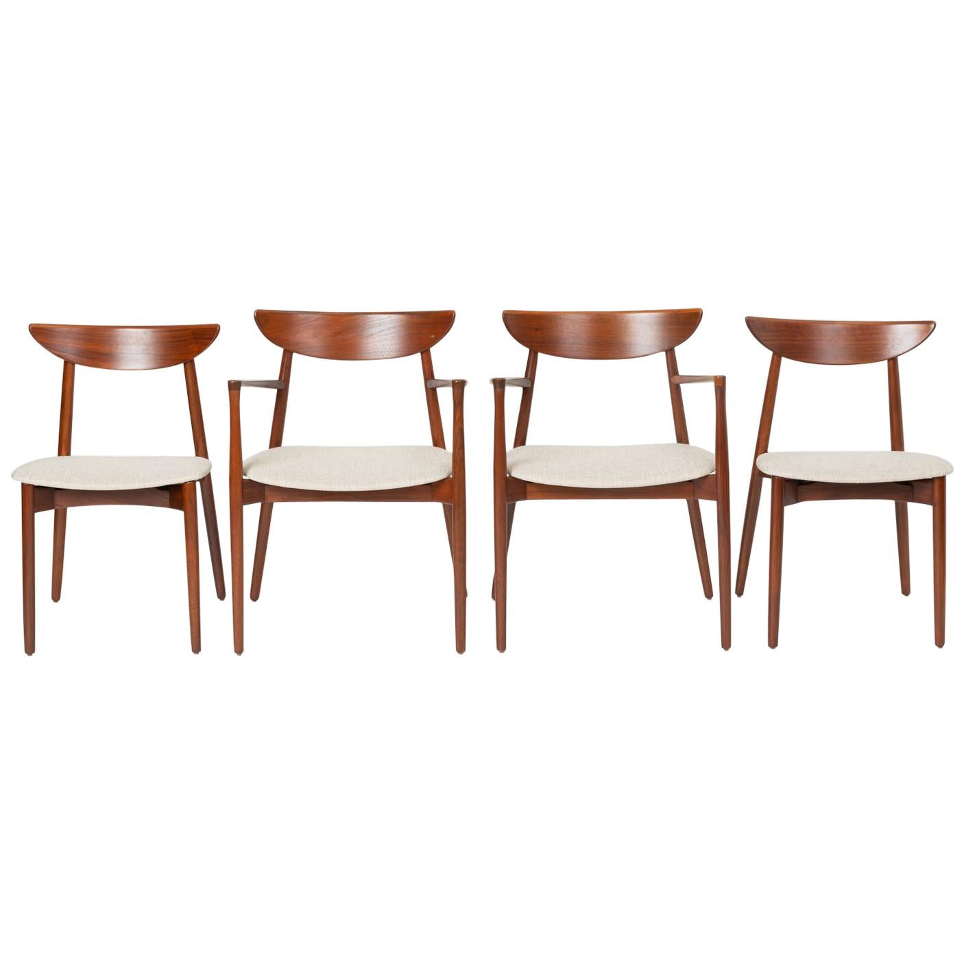 Set of Four Dining Chairs by Harry Østergaard for Randers Møbelfabrik