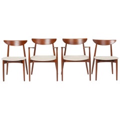 Set of Four Dining Chairs by Harry Østergaard for Randers Møbelfabrik