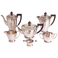 Art Deco Mappin and Webb Silver Plate Tea Set
