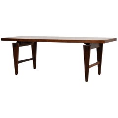 Rosewood Floating Coffee Table by Illum Wikkelsø for Mikael Laursen Denmark 1960
