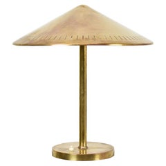 Brass Table Lamp Designed by Bent Karlby for Lyfa, Denmark, 1950s