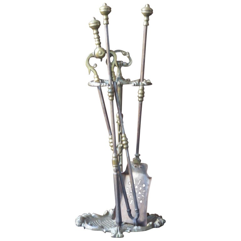 English Victorian Fireplace Tool Set Or Fire Tools At 1stdibs