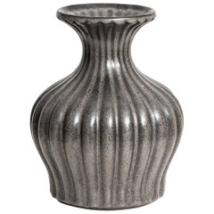 Ewald Dahlskog Ceramic Vase Produced by Bobergs Fajansfabrik in Sweden