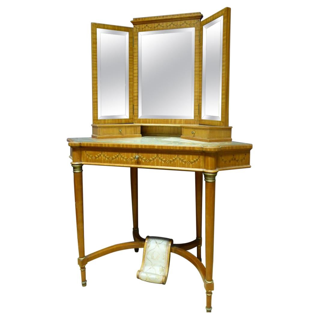 20th Century French Louis XVI Style Dressing Table