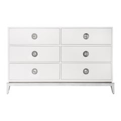 Channing White Lacquer Dresser