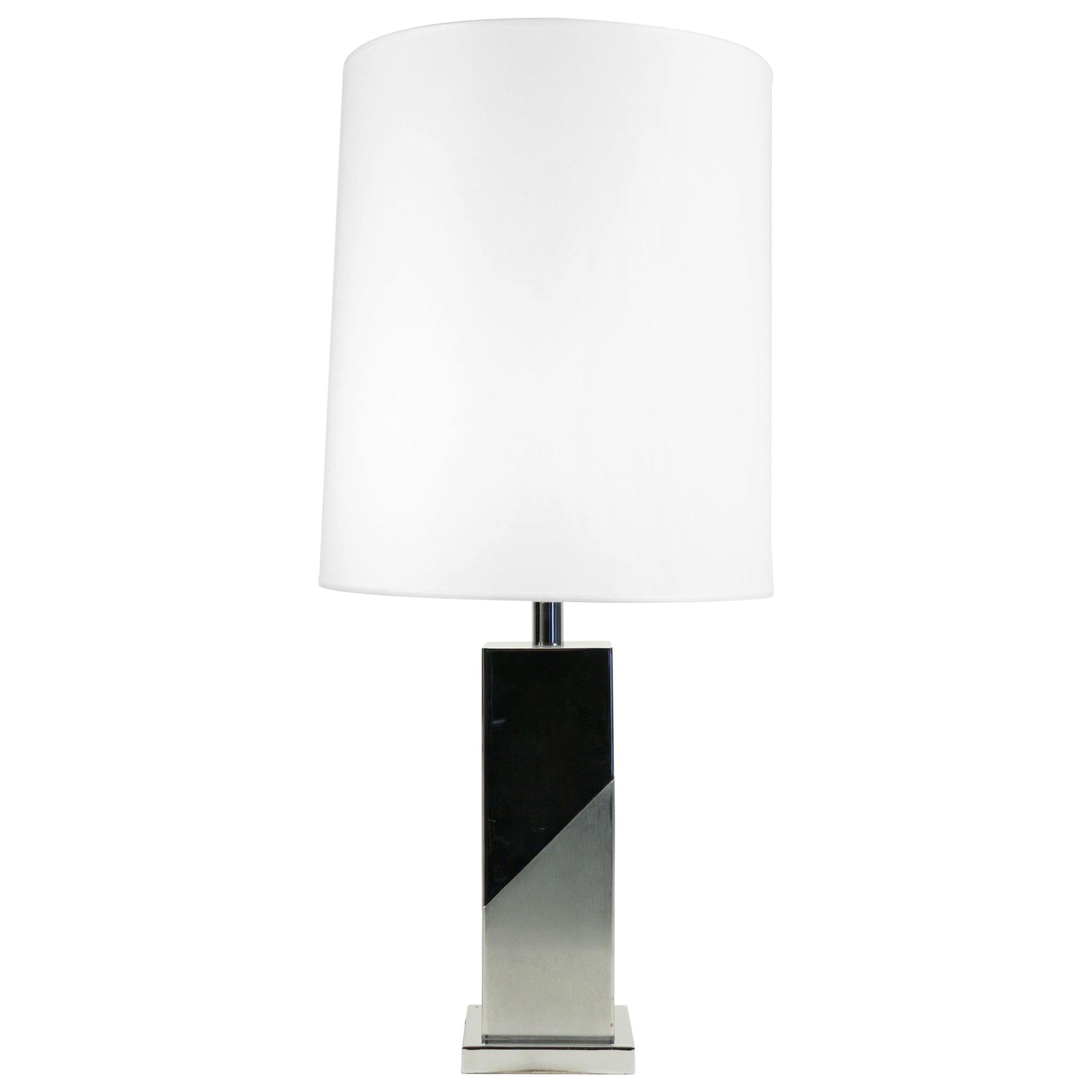 Lamp Inspired by the Cubist Movement or Brutalist