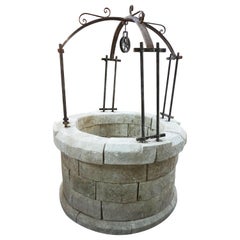 Antique French Limestone Well