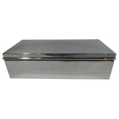 Tiffany Modern Sterling Silver Desk Box