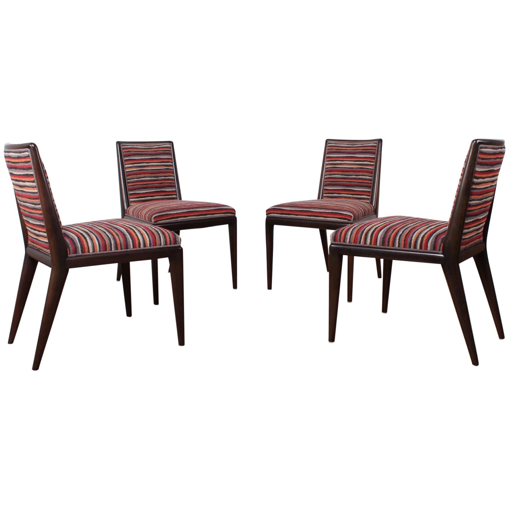 Set of Four Dining Chair by T.H. Robsjohn-Gibbings for Widdicomb