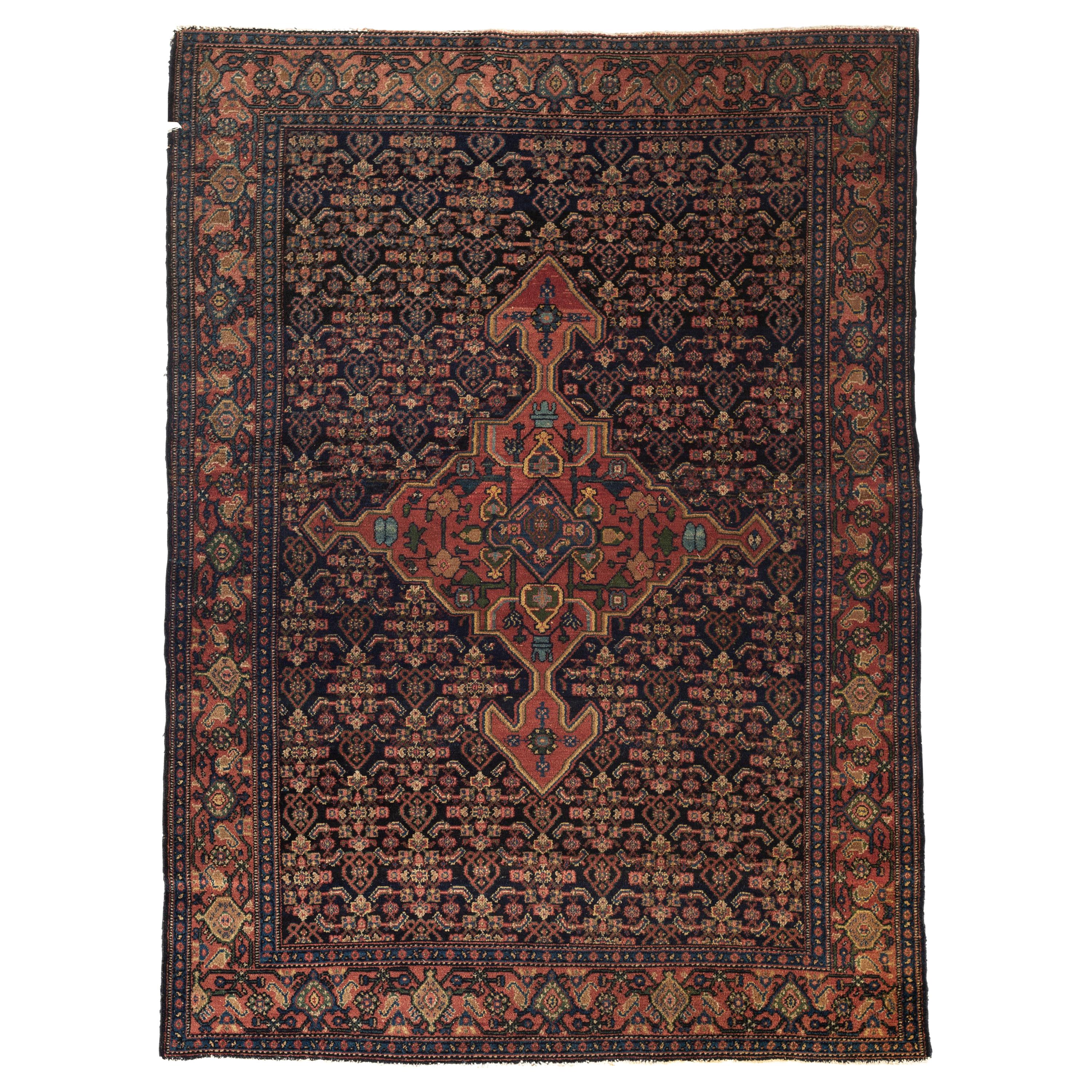 Antique Persian Senneh Rug, circa 1890