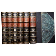 Books, History of the War in the Peninsula, Antique Leather-Bound Antique Set