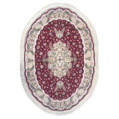 Ovale persan  Tapis de Tabriz
