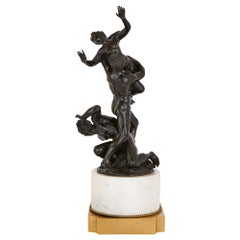 „Der Rape der Sabines“, Bronzeskulptur nach Giambologna