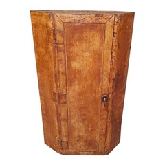 Antique First Half of the 20th Century Rare Model French Industrial Metal Wall Cabinet