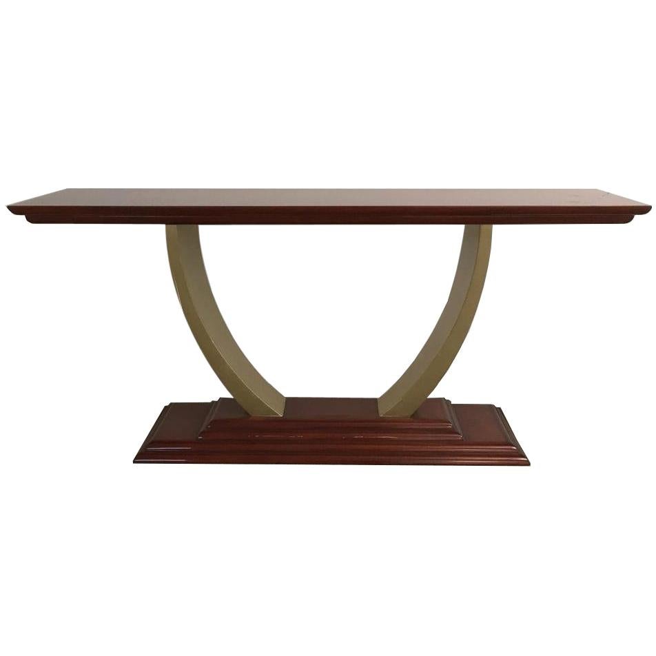 Mahogany Console Table For Sale