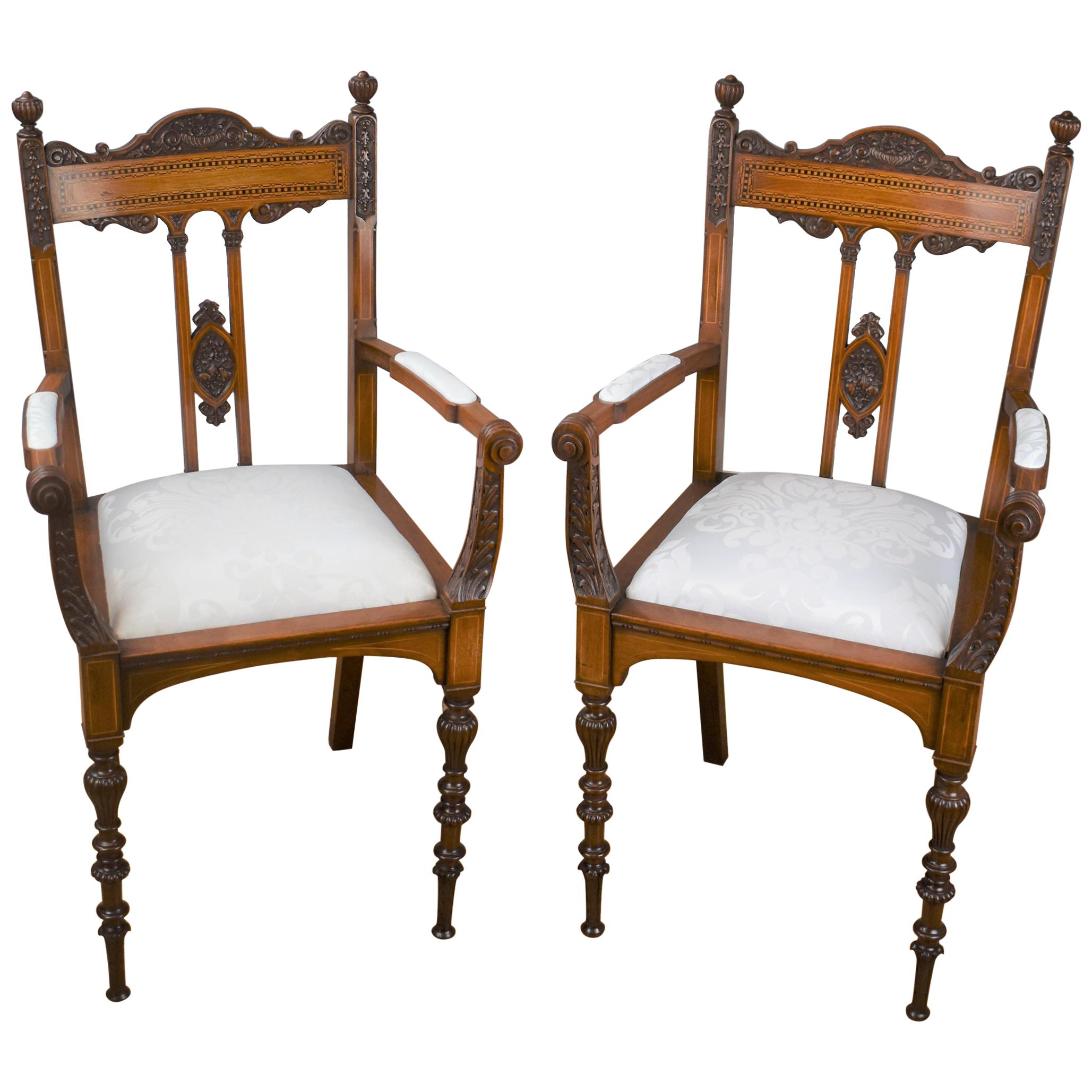 Superb Quality Victorian Mahogany Chairs
