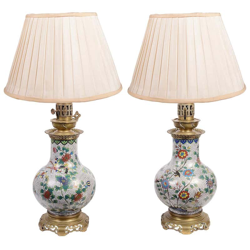 Pair of Vintage Oriental Lamps at 1stDibs