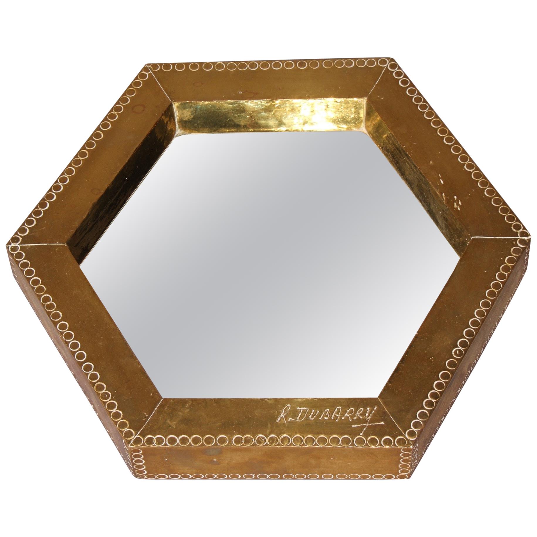 R.Dubarry Brass Mirror