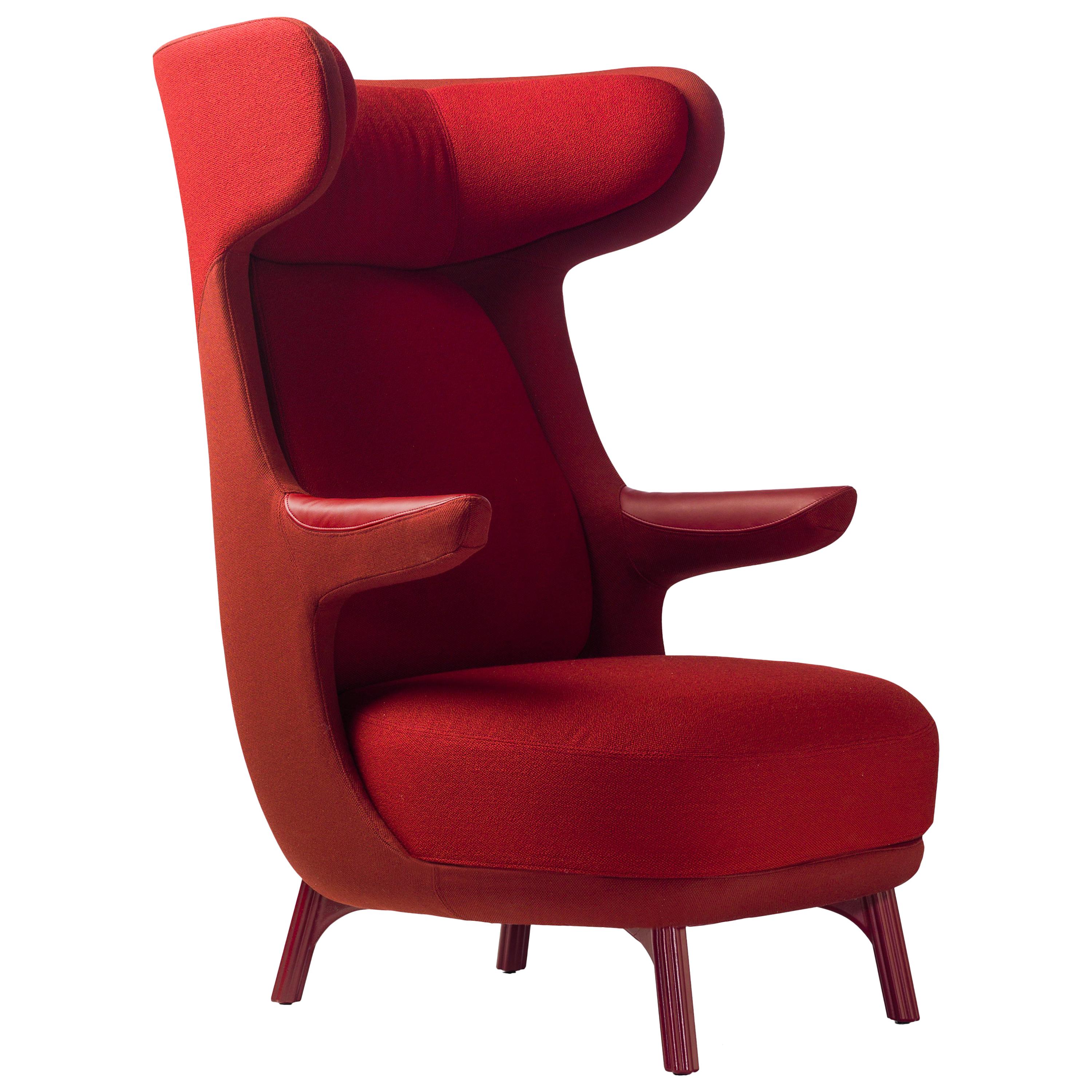Hayon Edition Dino Armchair in Fabric and Leather Upholstery by BD Barcelona For Sale
