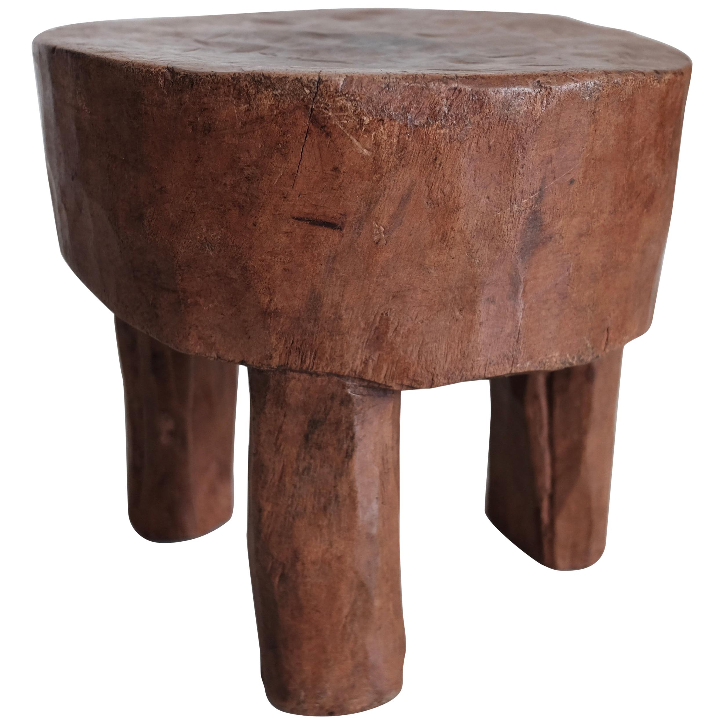 Primitive Low Stool from the Senufo tribe of Ivory Coast