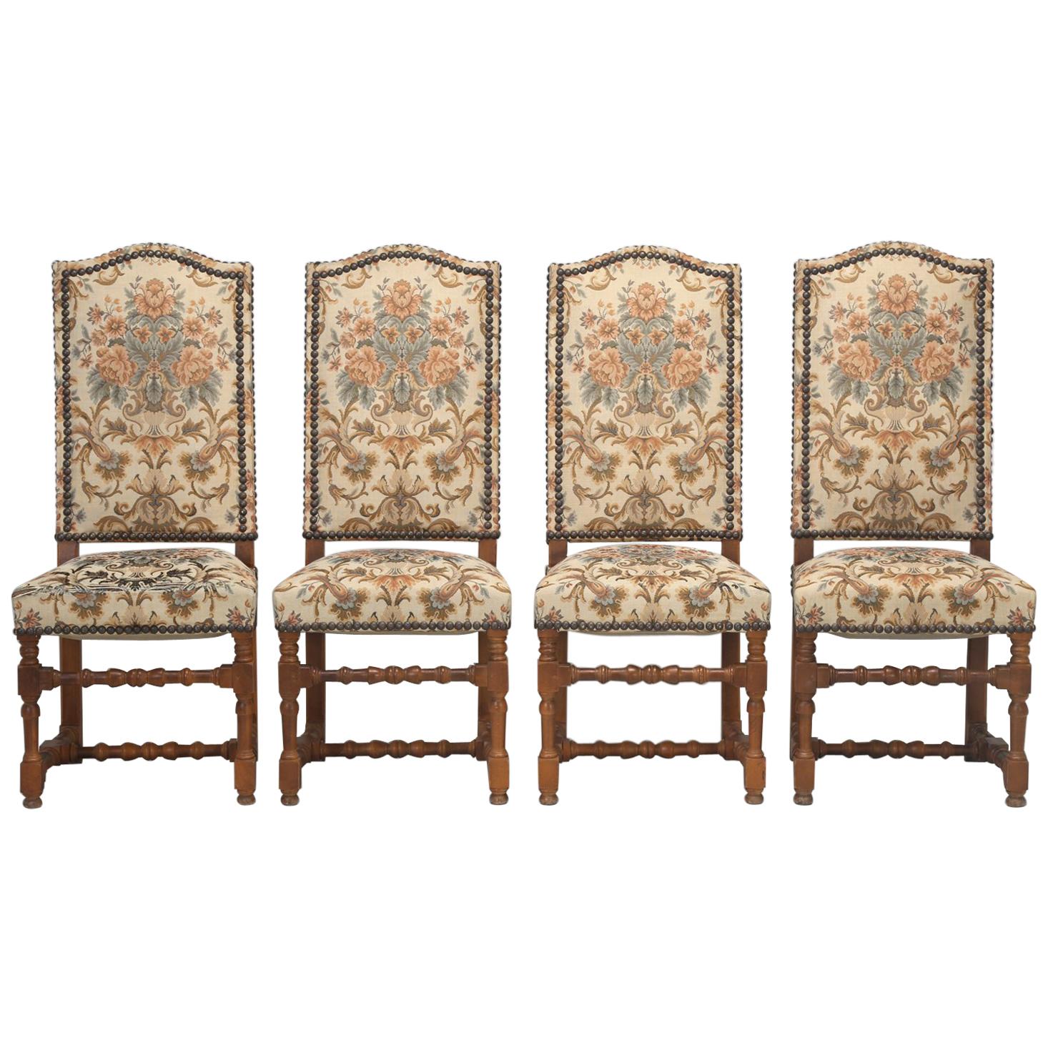 Set of '4' Vintage French Dining Chairs