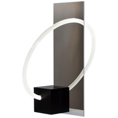 Lampe sculpturale contemporaine et miroir « Elusive 01 »