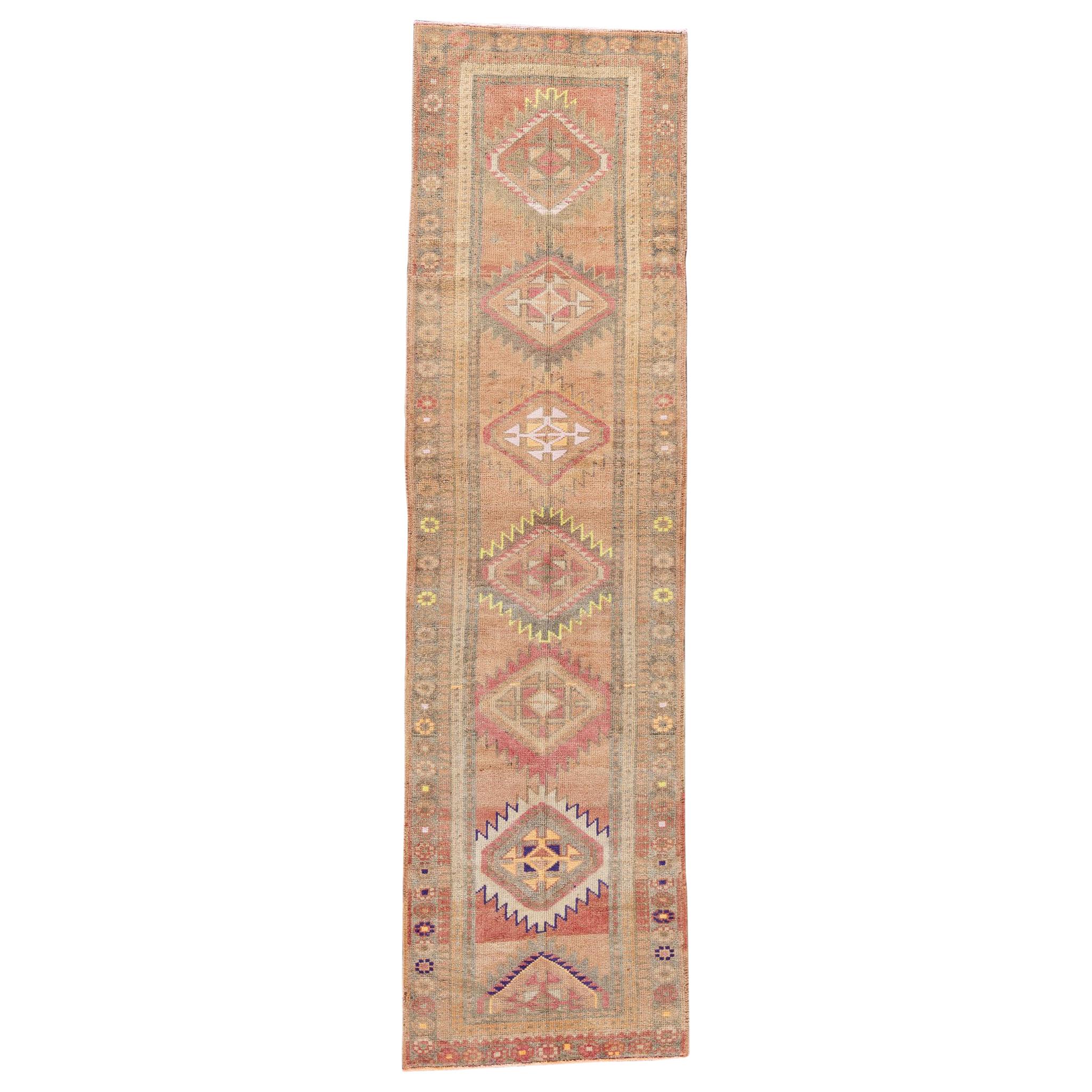 Early 20th Century Anatolian Village Runner Rug For Sale