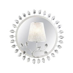 Certified Bagues Paris Crystal Mirror Sconce #18111