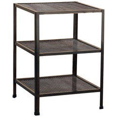 Three-Tier Expanded Metal Shelf Unit, Custom Made to Order