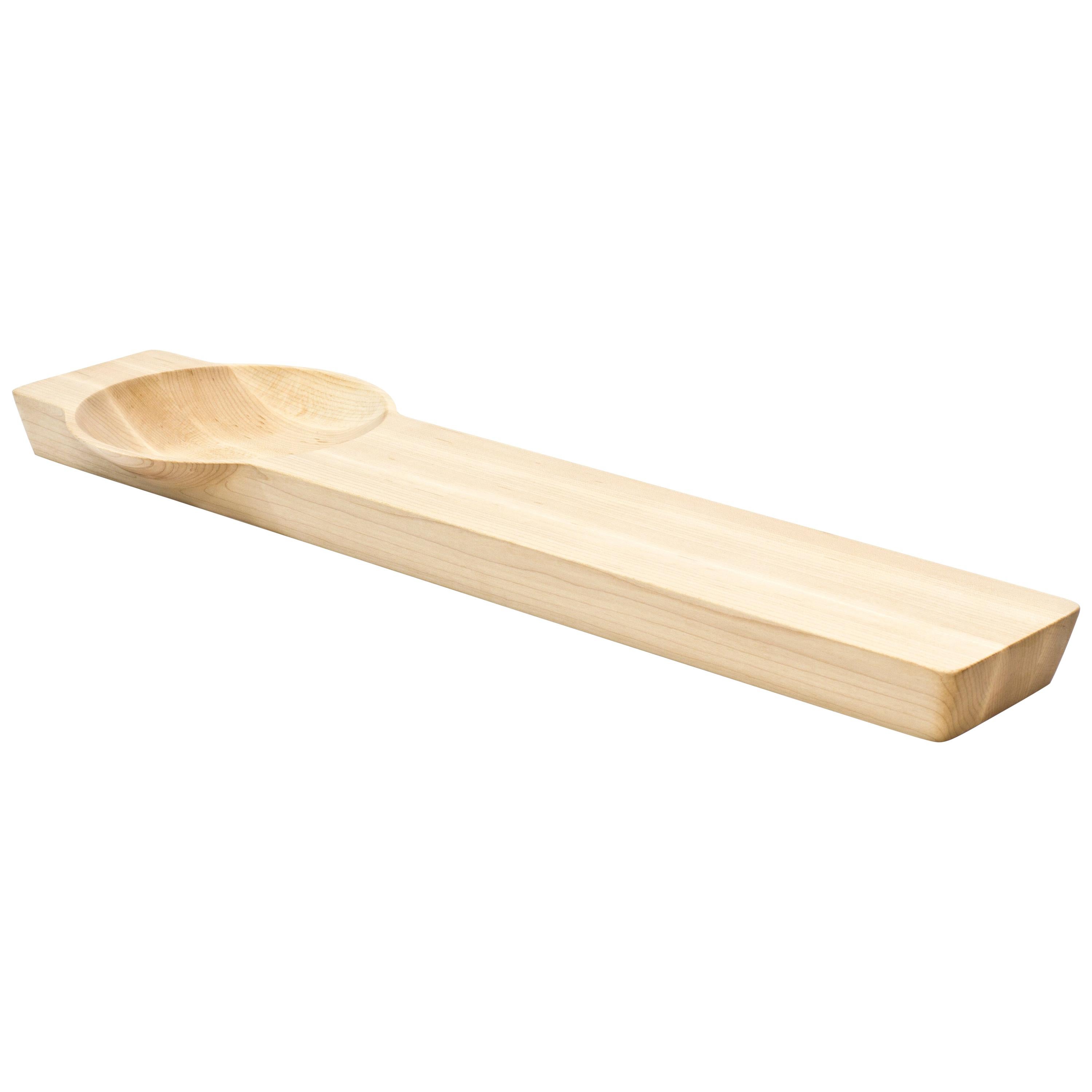 Kafi 1 Cheese Board in Oiled Maple by Martin Leugers & Tricia Wright for Wooda For Sale