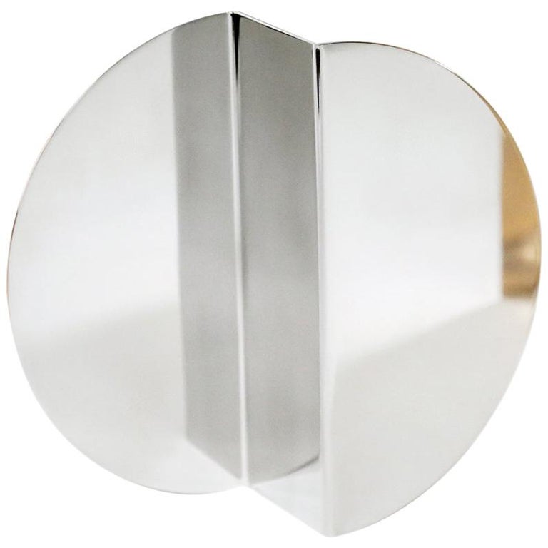 'Bent Mirrors' Minimalist Objects in Bronze, Brass, Copper, Stainless Steel For Sale