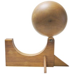 Wooden Lamp by Paolo Pallucco, 1970s