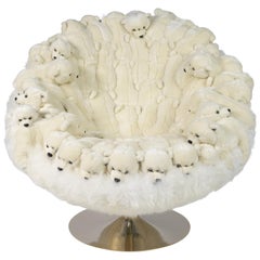 Polar Plush Baby Bears Armchair Swivel in Limited Edition