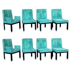 Vladimir Kagan 8 Modern Dining Chairs, 1970s