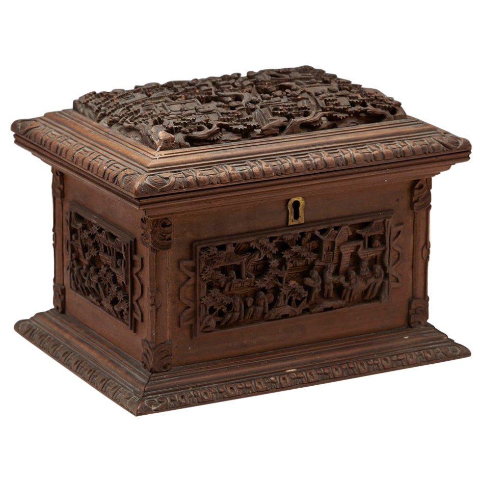 Antique Asian Jewelry Box