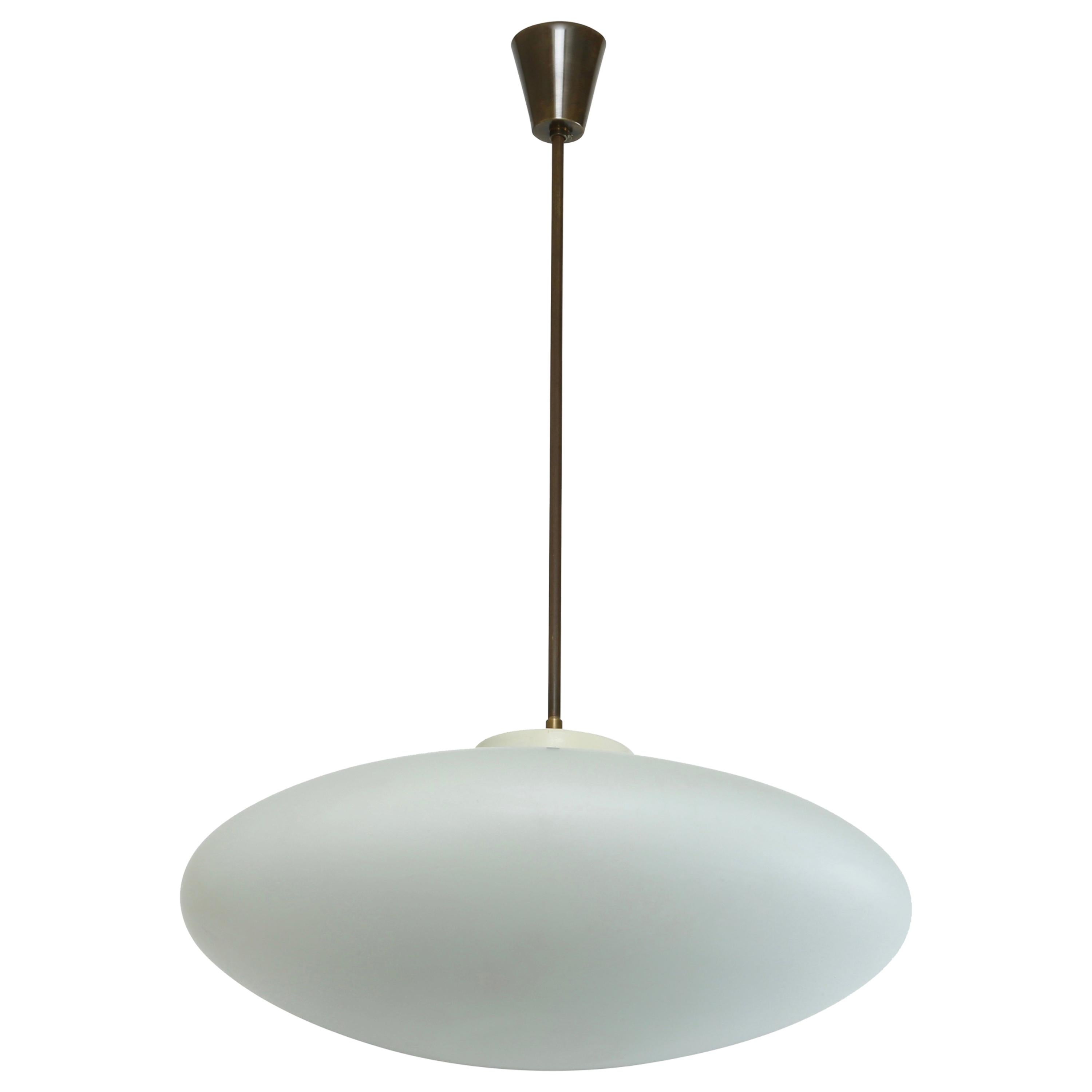 Lampe à suspension UFO de style Stilnovo en vente