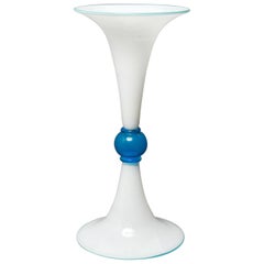Mid-Century Modern Murano Art Glass Trumpet Vase