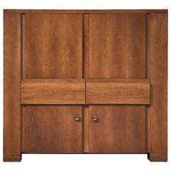 Giovanni Michelucci Cabinet in Walnut, 1964
