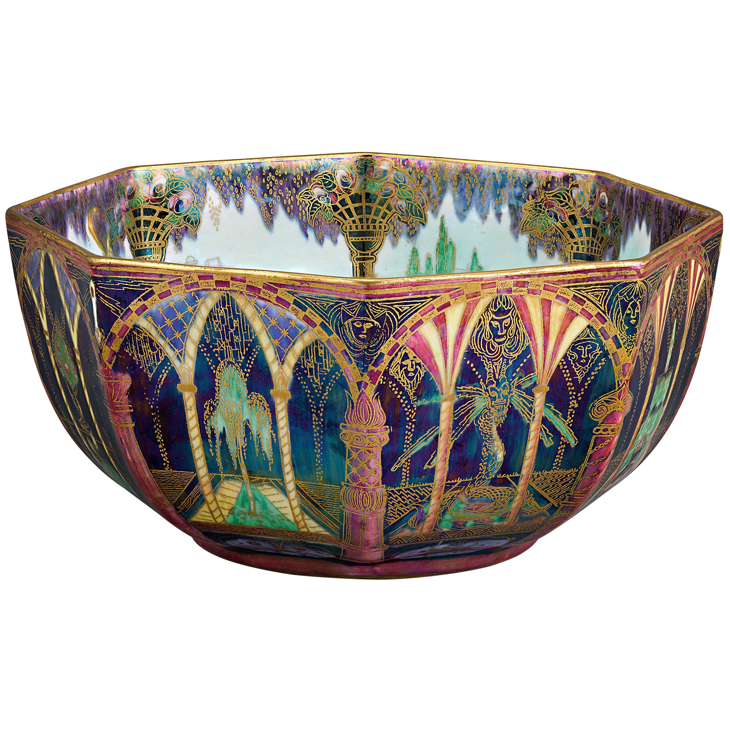 Wedgwood Moorish Fairyland Lustre Octagonal Bowl