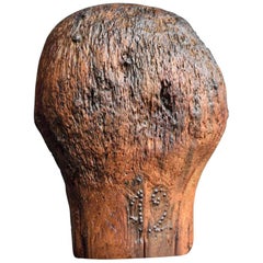 Unique Decorative 19th Century Wooden Milliners Head