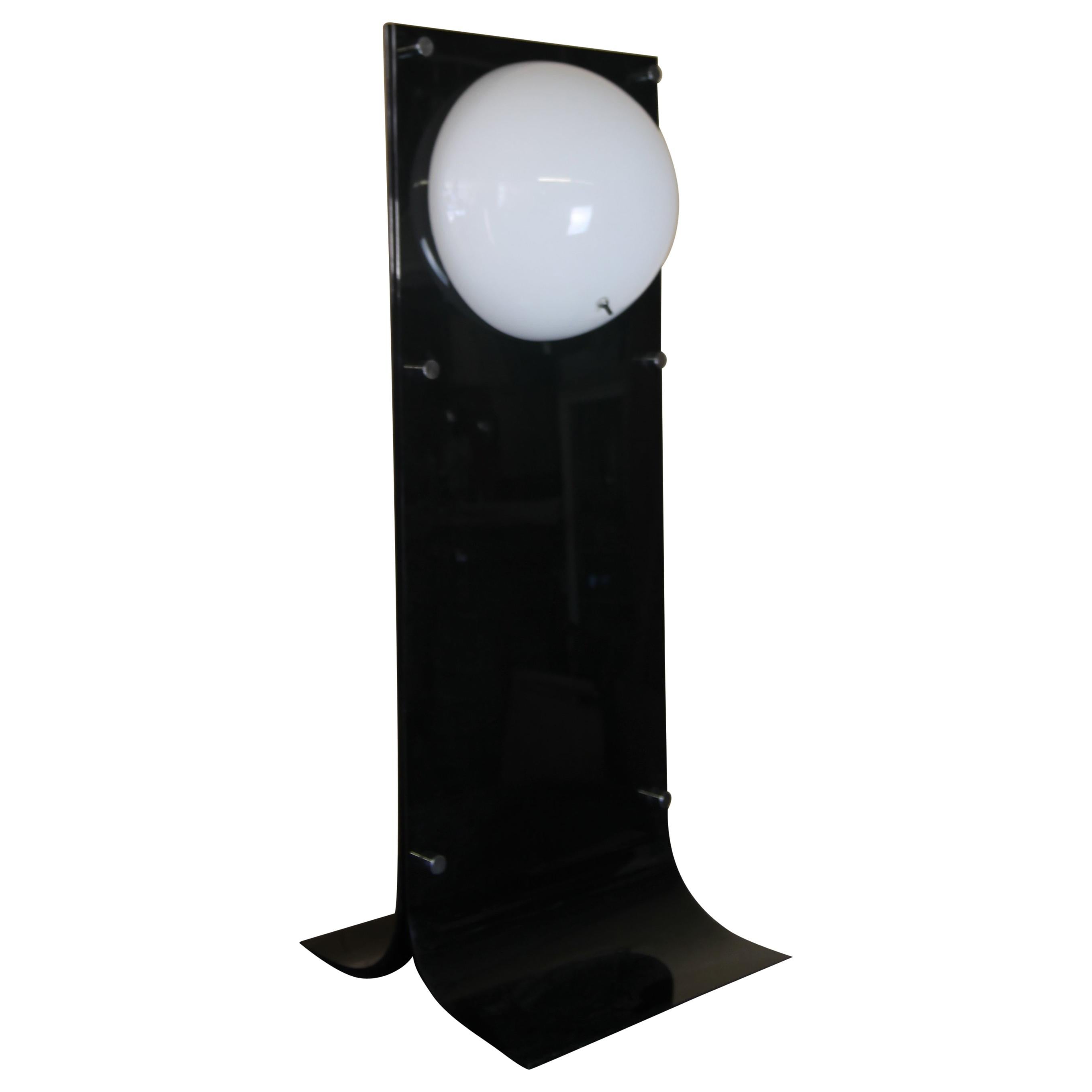 Neal Small Black Acrylic Lamp