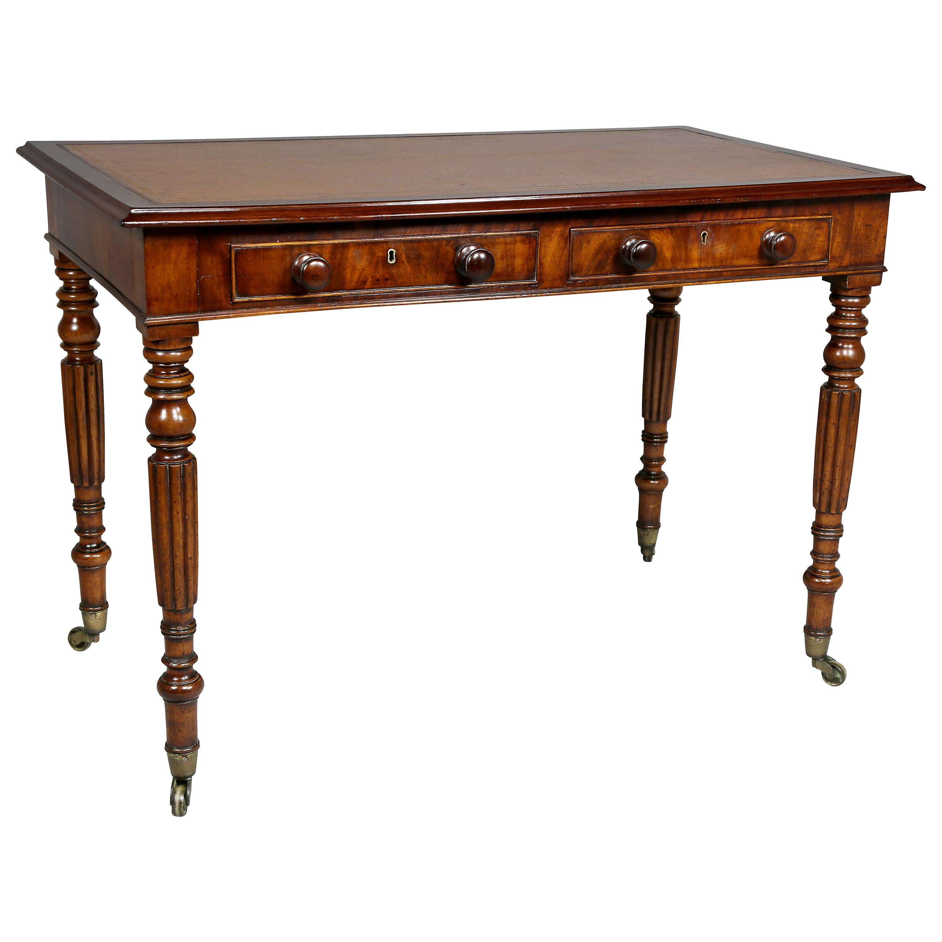 Regency Mahogany Writing Table