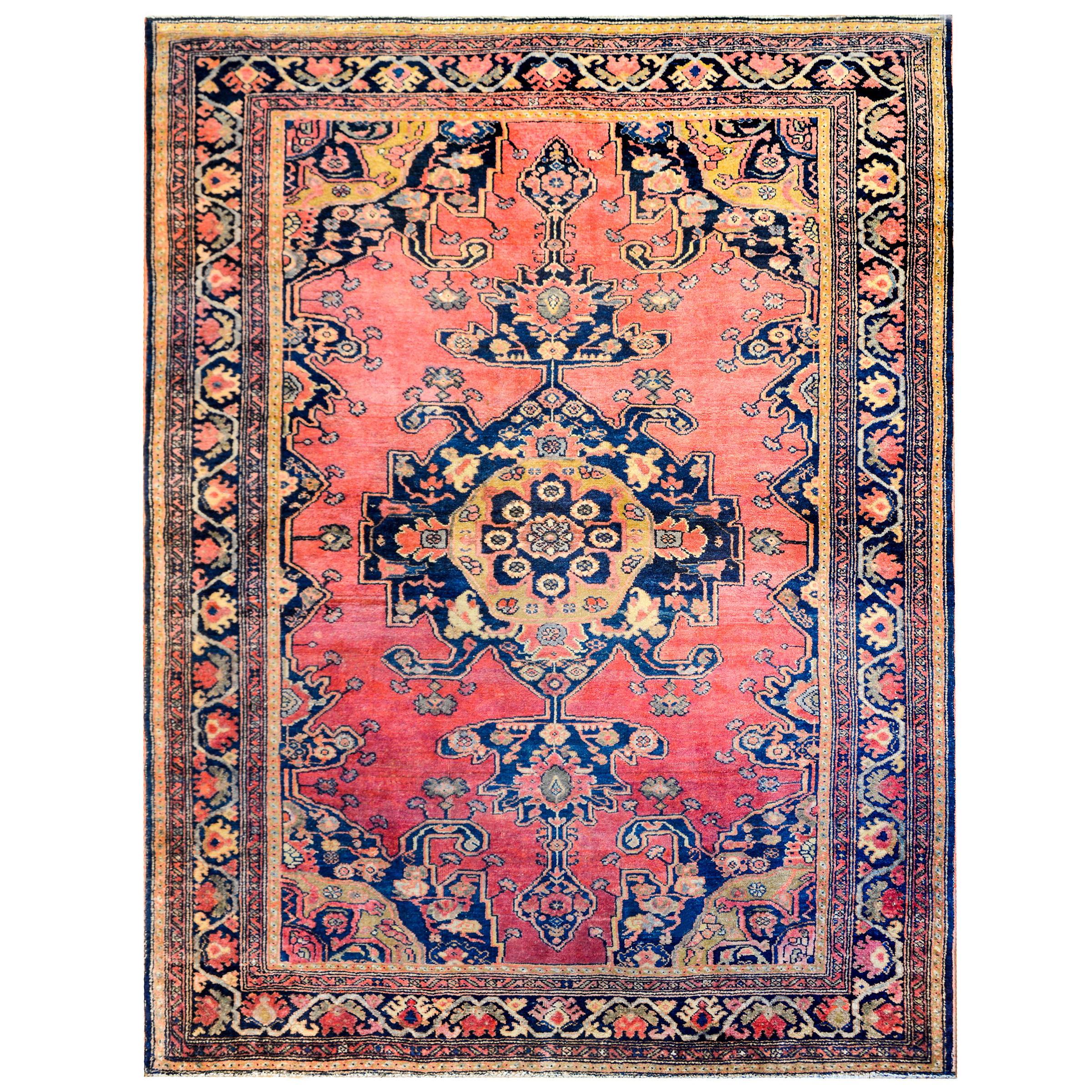 Gorgeous Early 20th Century Nehavand Rug For Sale