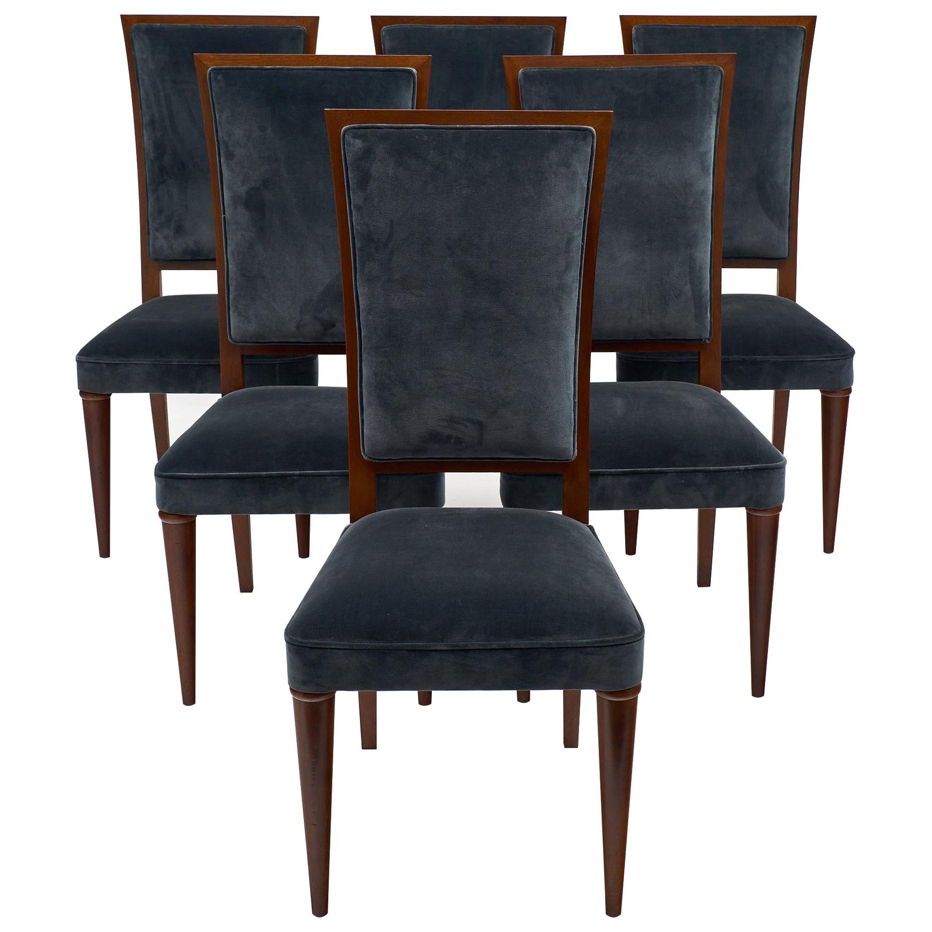 Art Deco Period French Mahogany Chairs