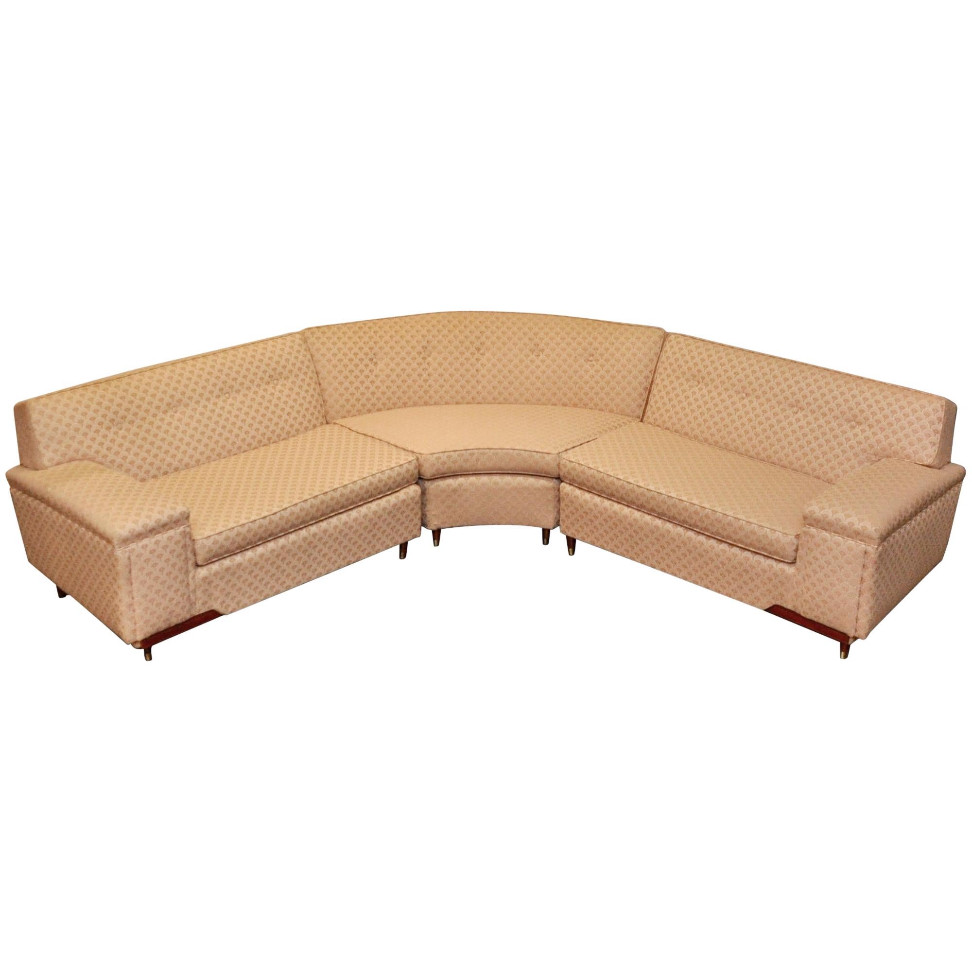 Midcentury Three-Piece Sectional by Kroehler