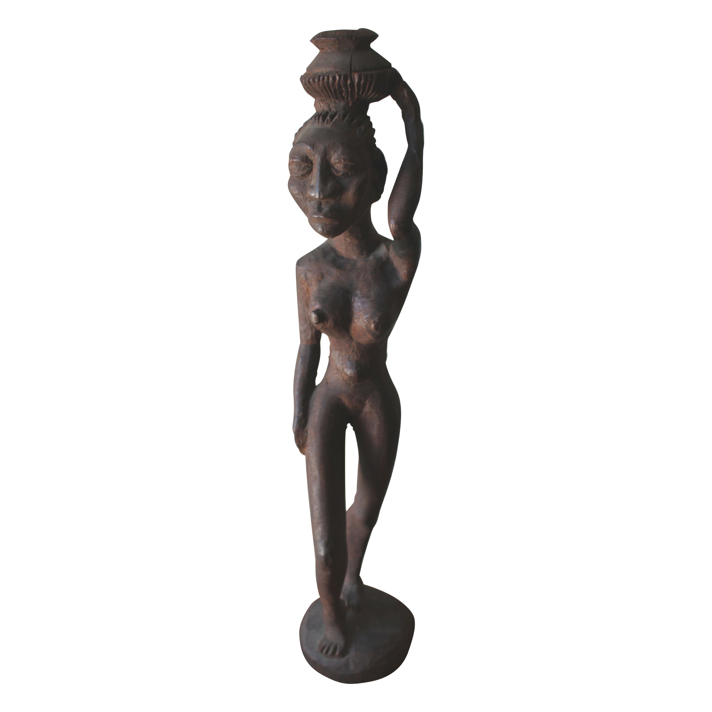 Sculpture italienne des femmes africaines en vente