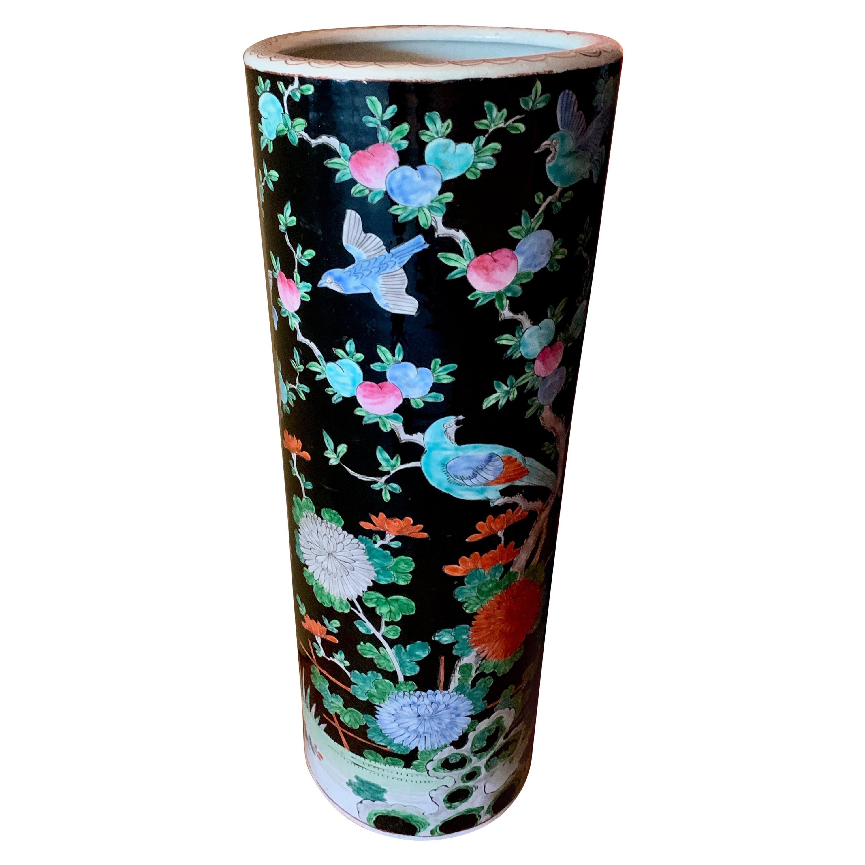 Porcelain Chinese Umbrella Stand Vase