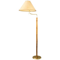 Floor lamp by Josef Frank and executed by J. T. Kalmar Vienna around 1950s