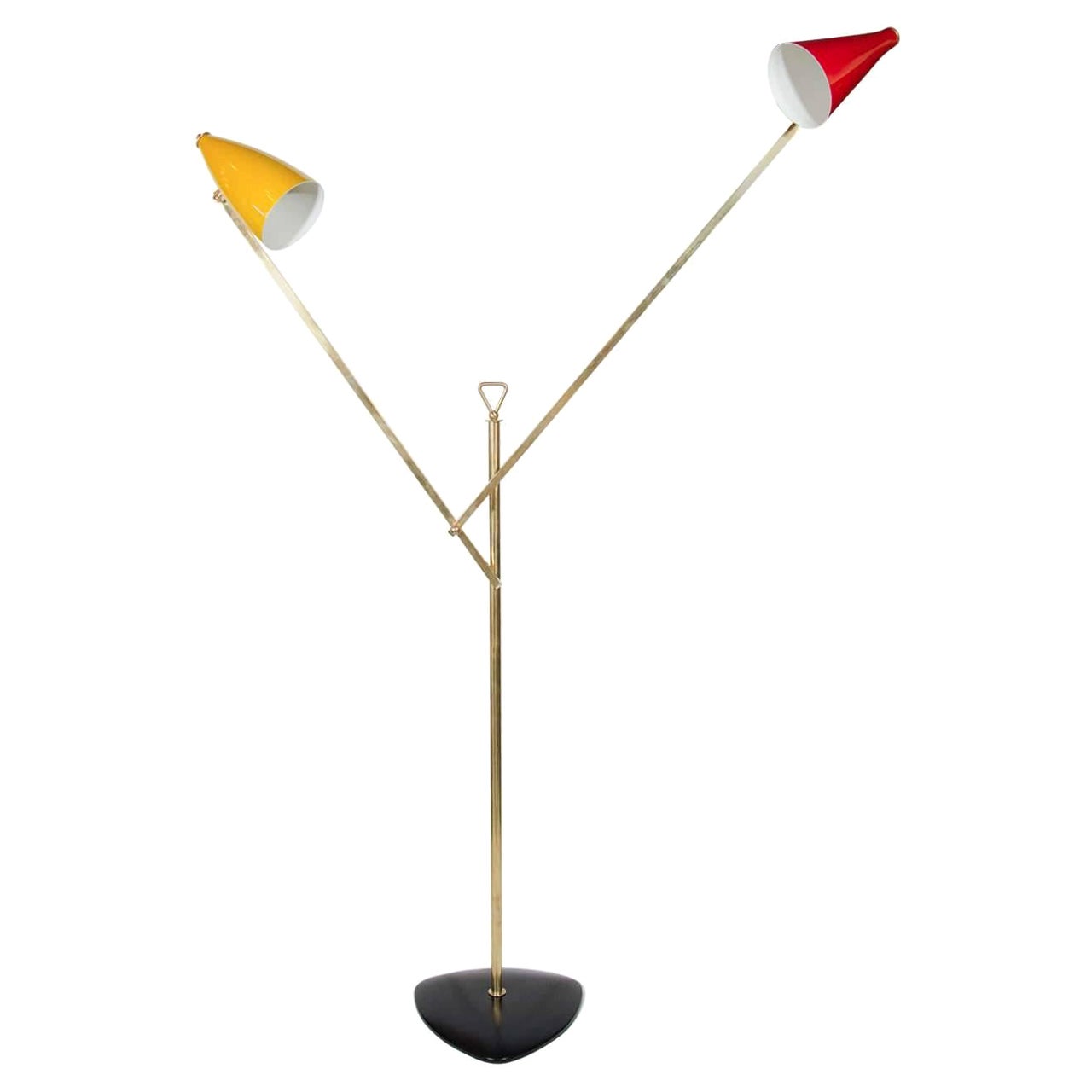 Mid-Century Modern Architectural Floor Lamp by Franco Buzzi for O-Luce, Italy